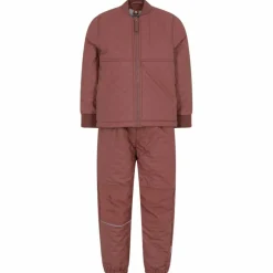 CeLaVi Børne Termosæt m. fleece - Mahogany
