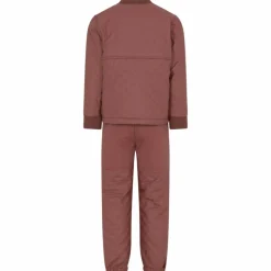 CeLaVi Børne Termosæt m. fleece - Mahogany