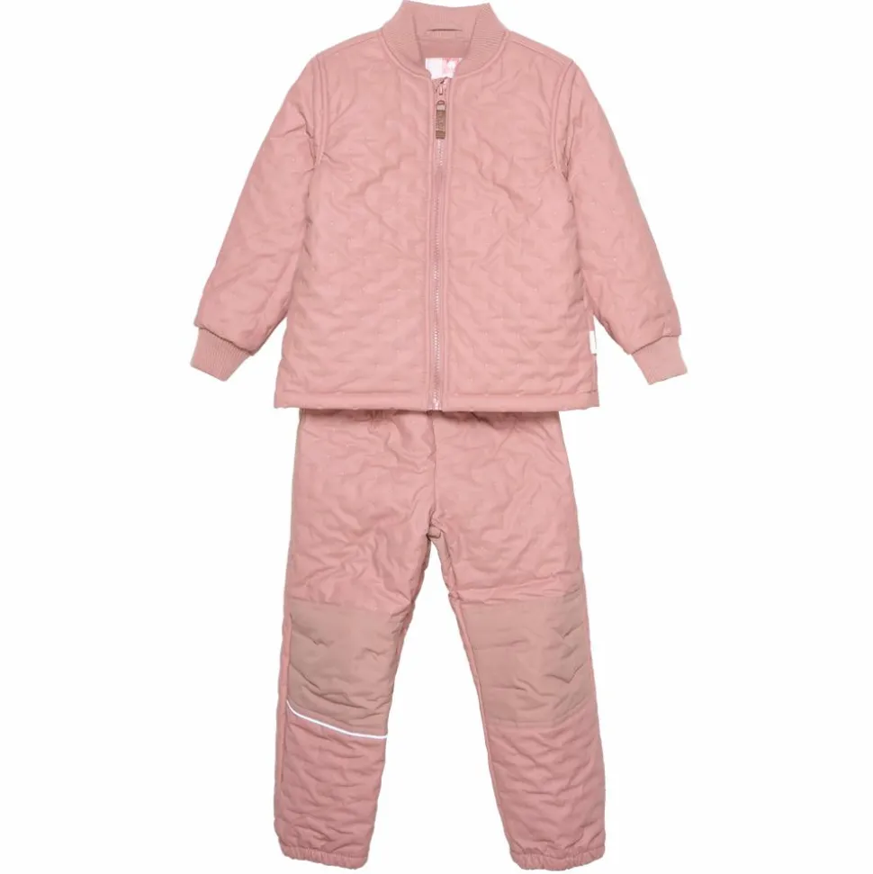 CeLaVi Børne Termosæt m. fleece - Burlwood