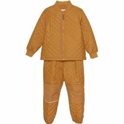 CeLaVi Børne Termosæt m. fleece - Buckthorn Brown