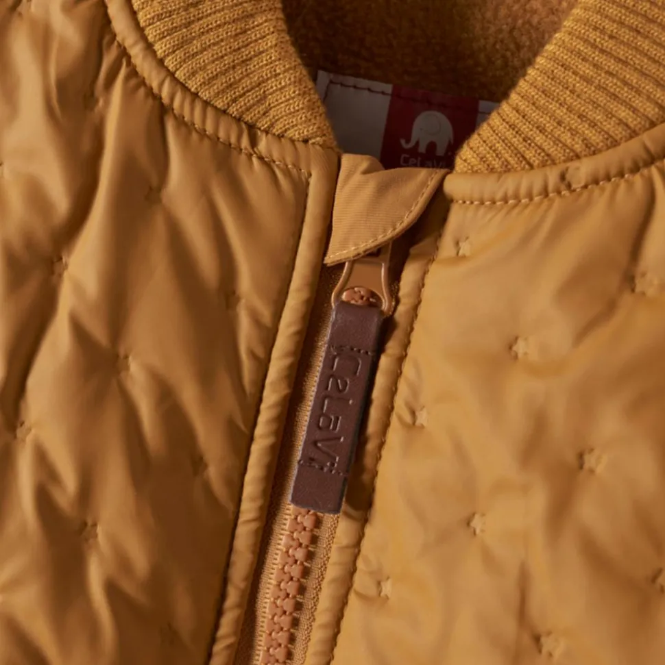 CeLaVi Børne Termosæt m. fleece - Buckthorn Brown
