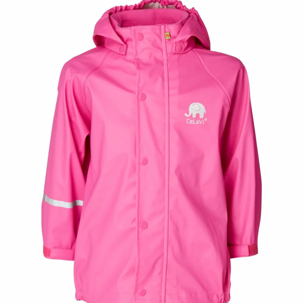 CeLaVi Pige Regnjakke - Real Pink