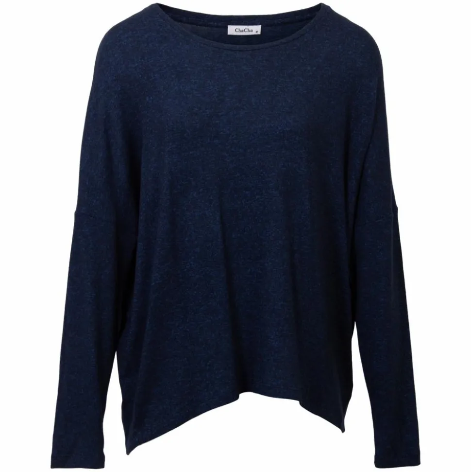 ChaCha BIARA Dame Bluse - Navy melange