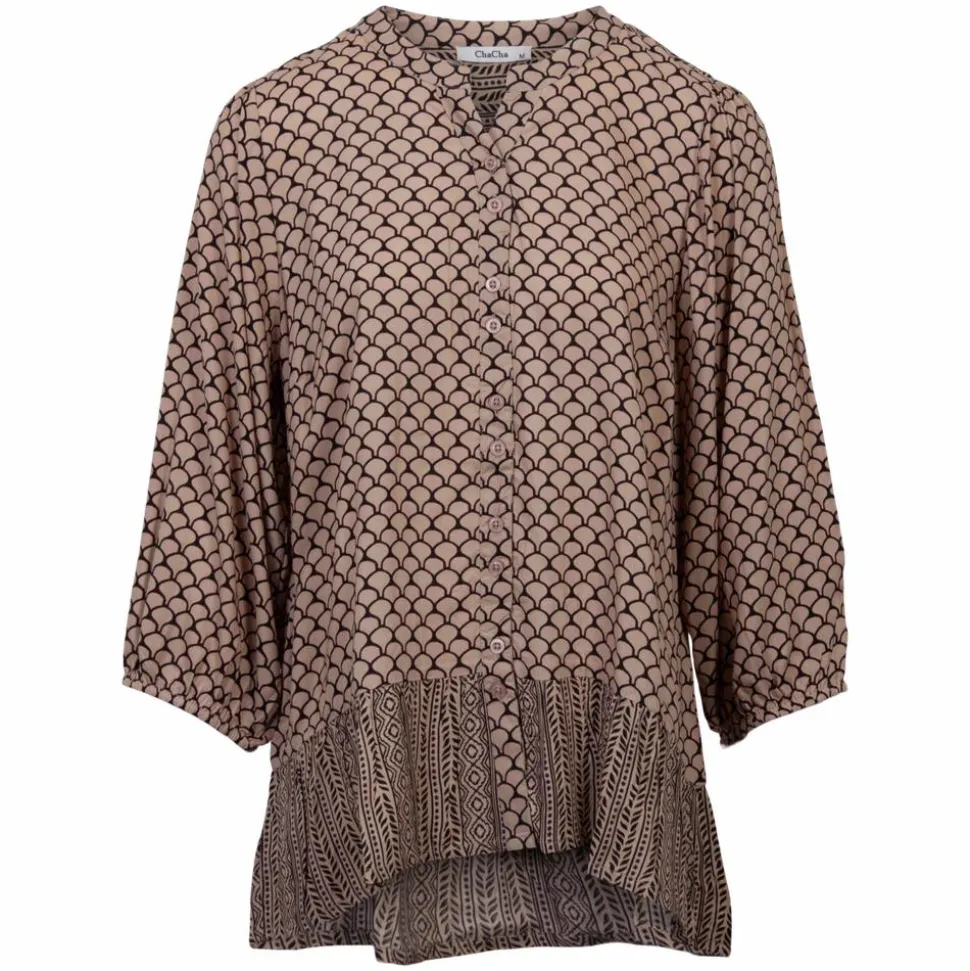 ChaCha Dame Bluse - Beige