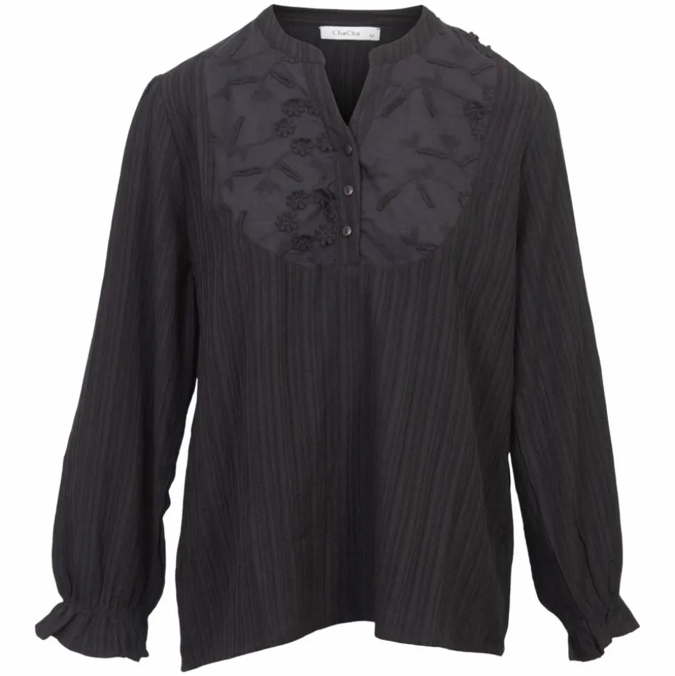 ChaCha Dame Bluse - Black