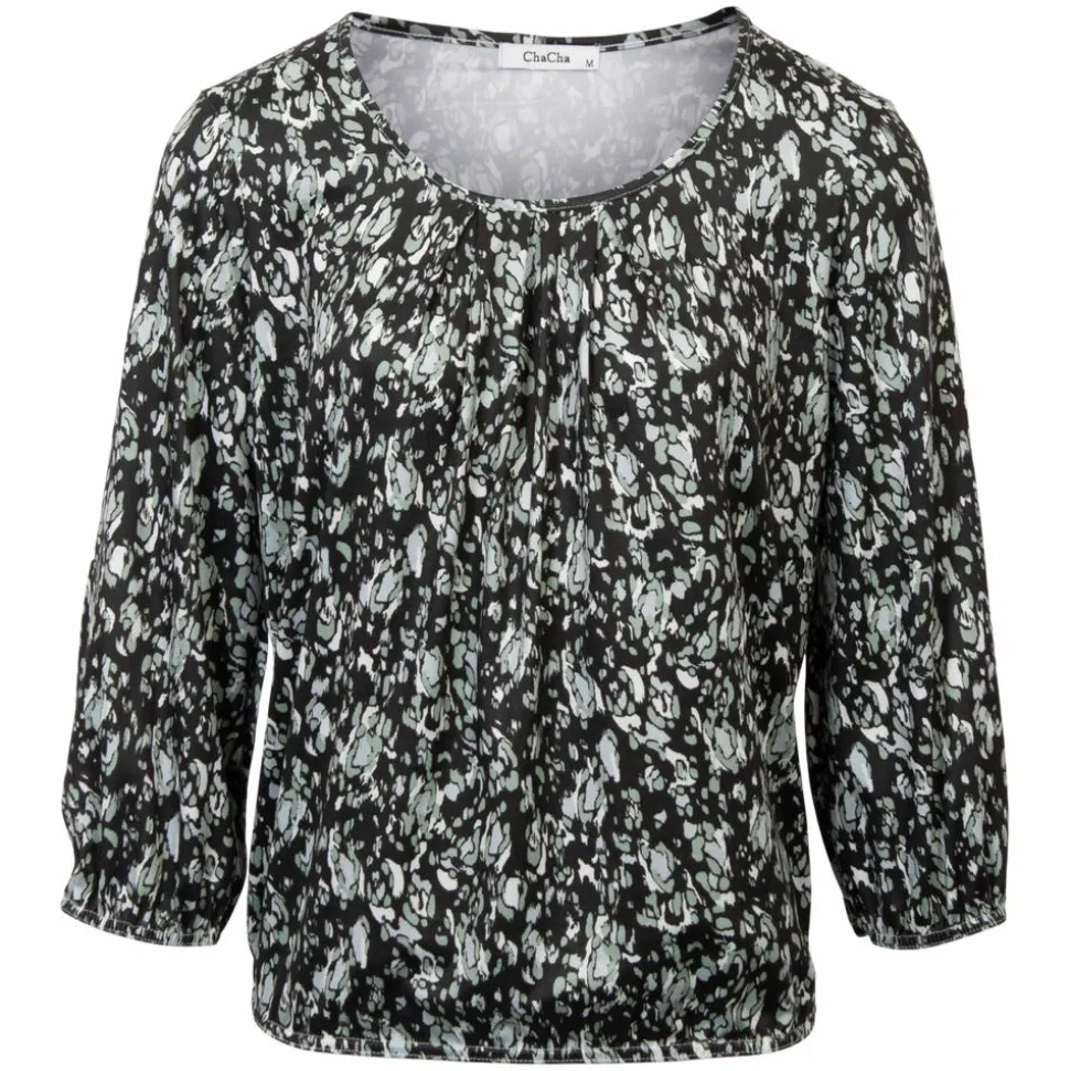 ChaCha Dame Bluse - Green Combi
