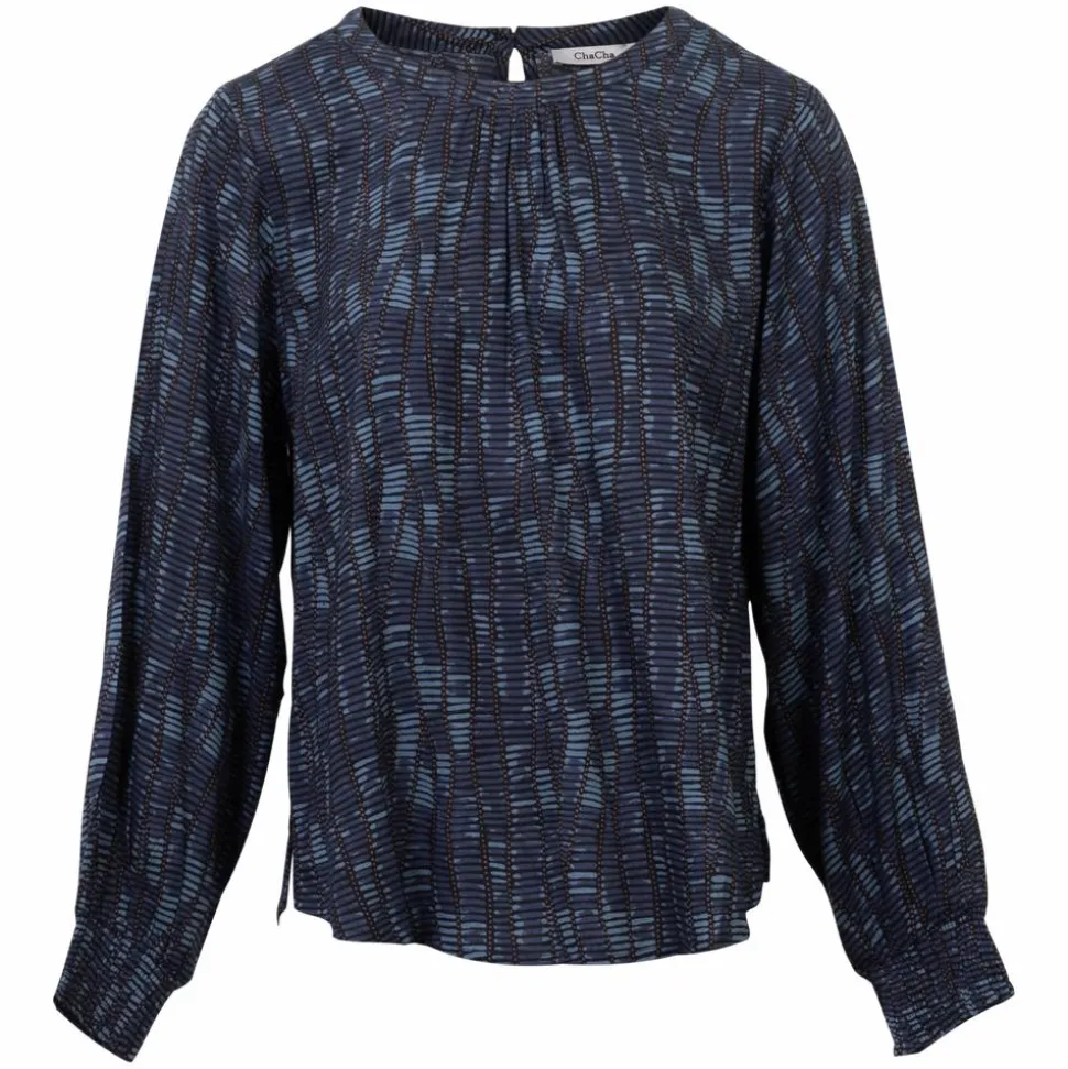 ChaCha Dame Bluse - Navy
