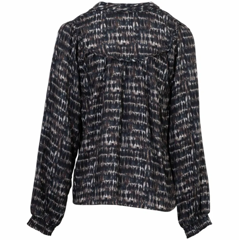 ChaCha Dame Bluse - Navy Combo