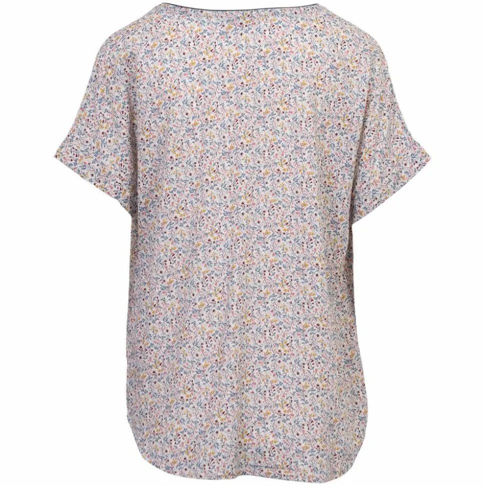 ChaCha Dame Bluse - Offwhite/Flower