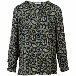 ChaCha Dame Bluse - Print 1 Khaki