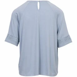 ChaCha Dame Kortærmet bluse - Light blue