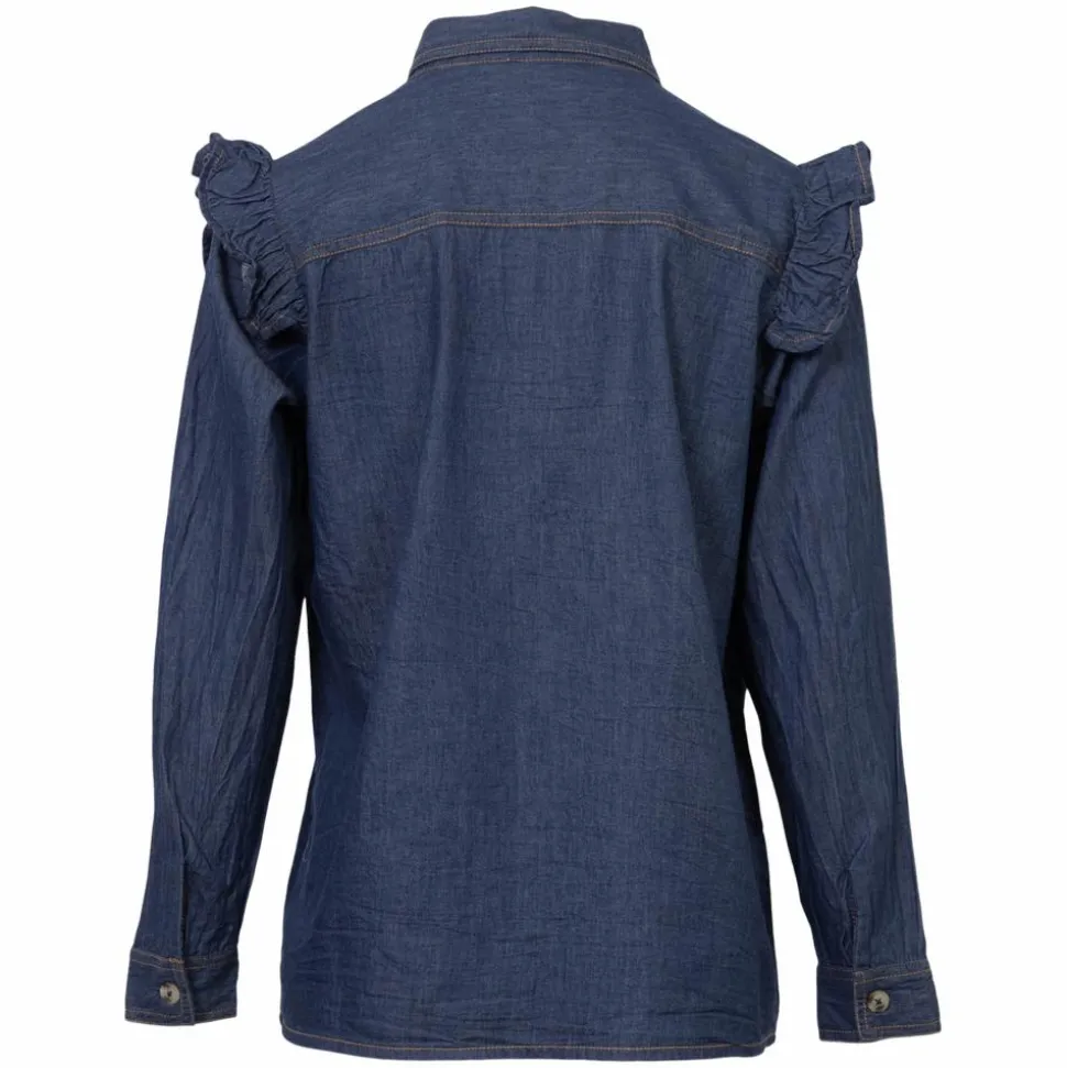 ChaCha Dame Skjorte - Navy Denim
