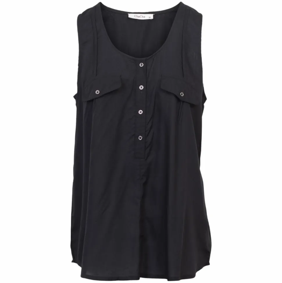 ChaCha Dame Top - Black