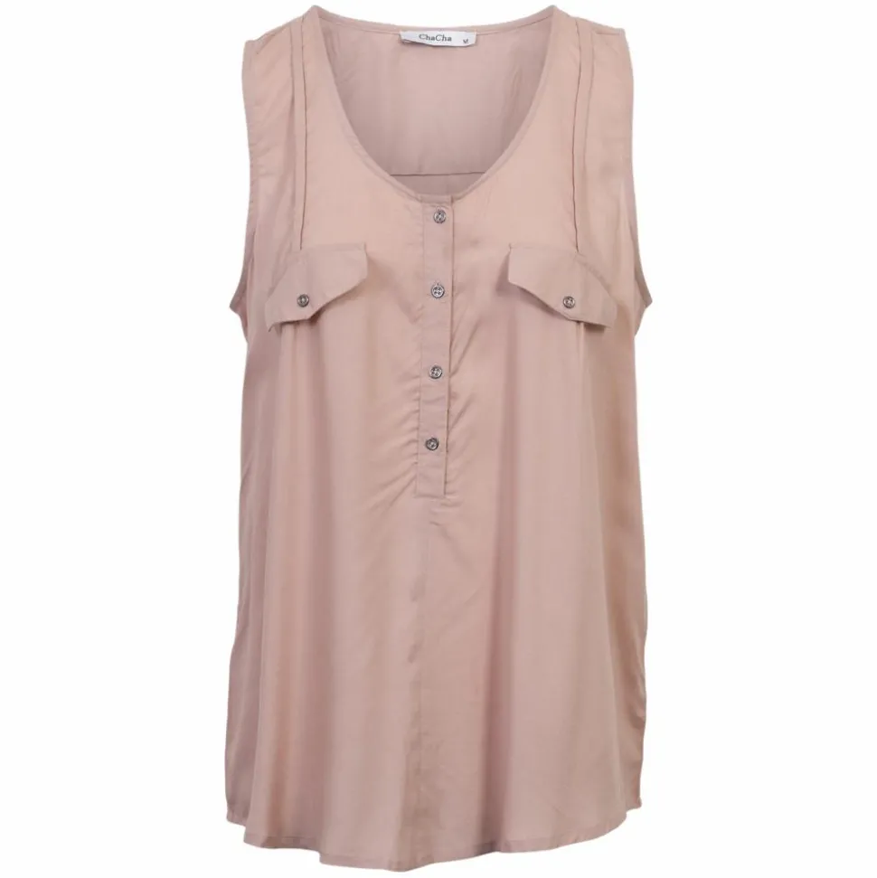 ChaCha Dame Top - Rose