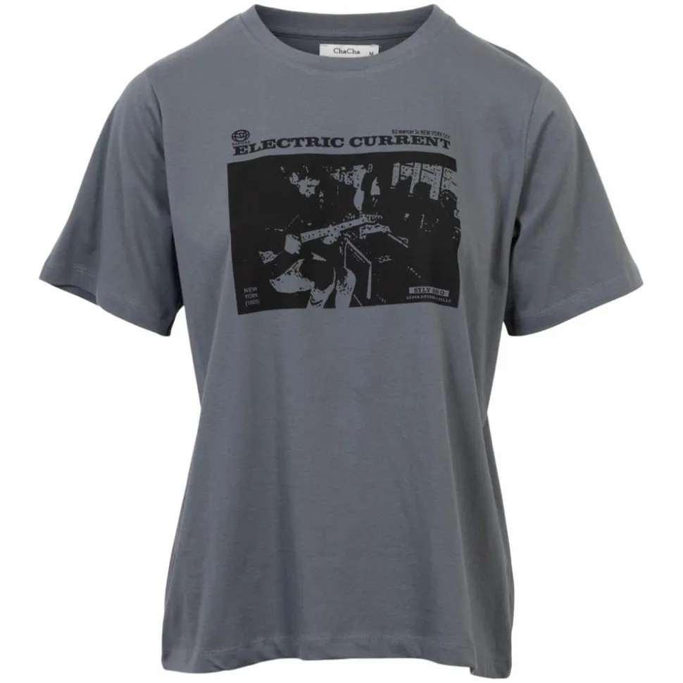ChaCha Dame T-shirt - Grey