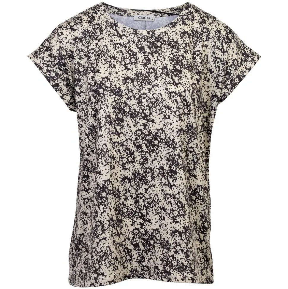 ChaCha Dame T-shirt - Print 21 Black