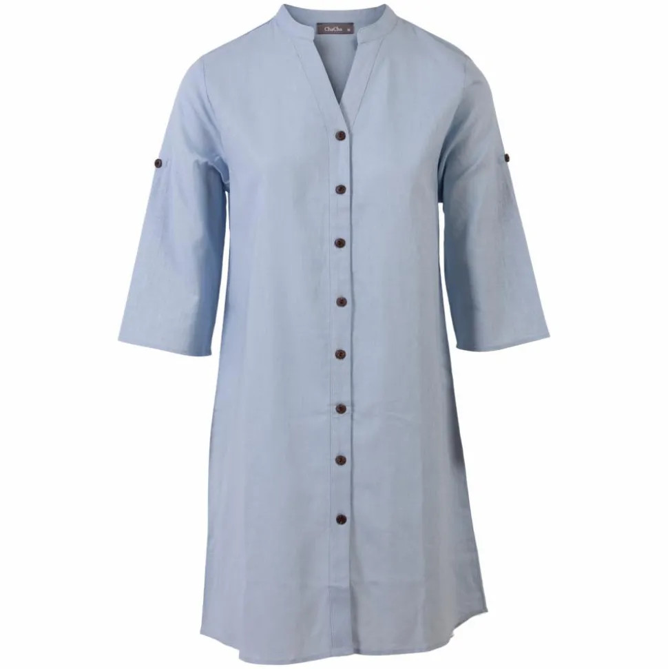 ChaCha Dame Tunika - Light Blue