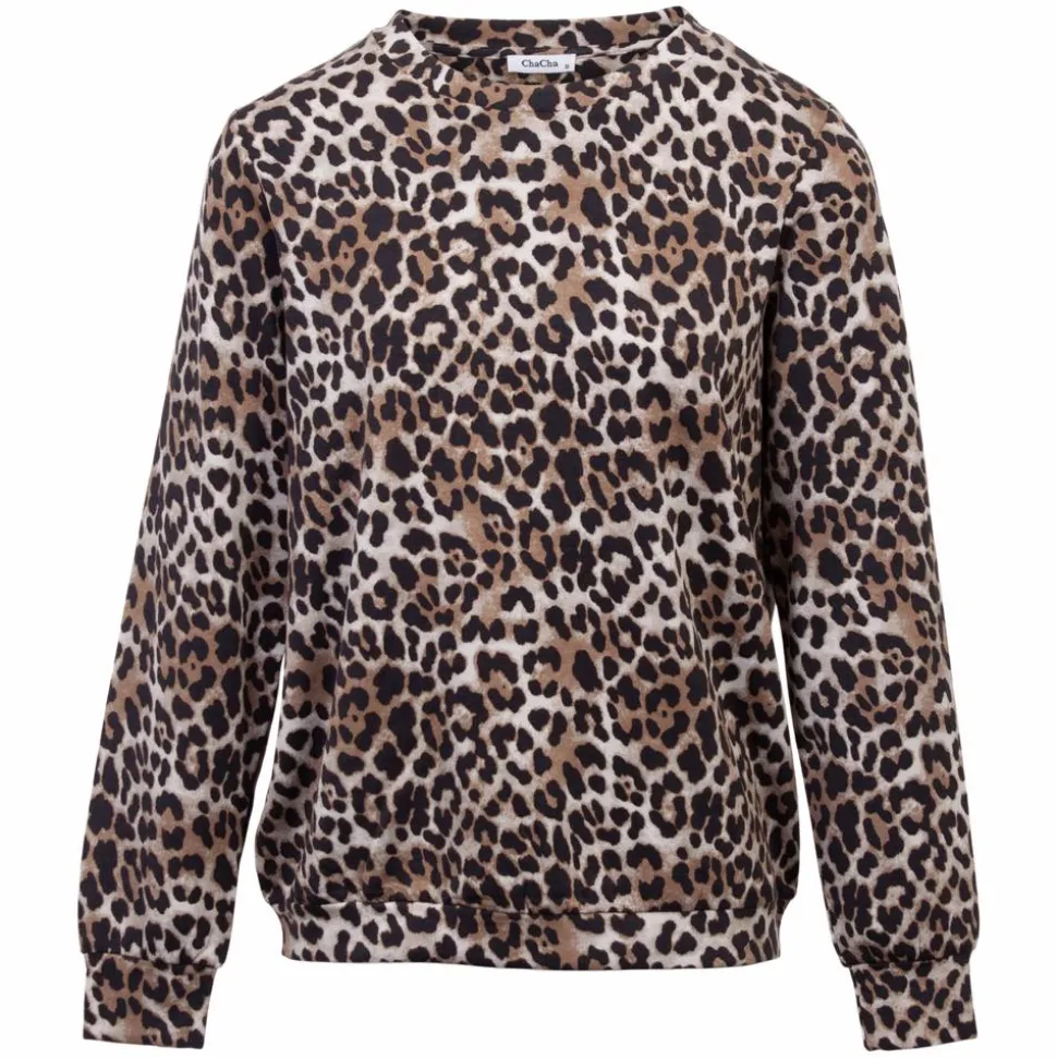 ChaCha Ophia Dame Bluse - Leo print