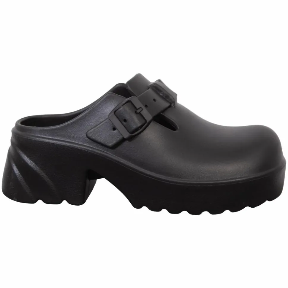 Chunky Dame Clogs - Sort