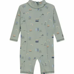 Color Kids Børne Badeheldragt UV 50+ - Iceberg Green