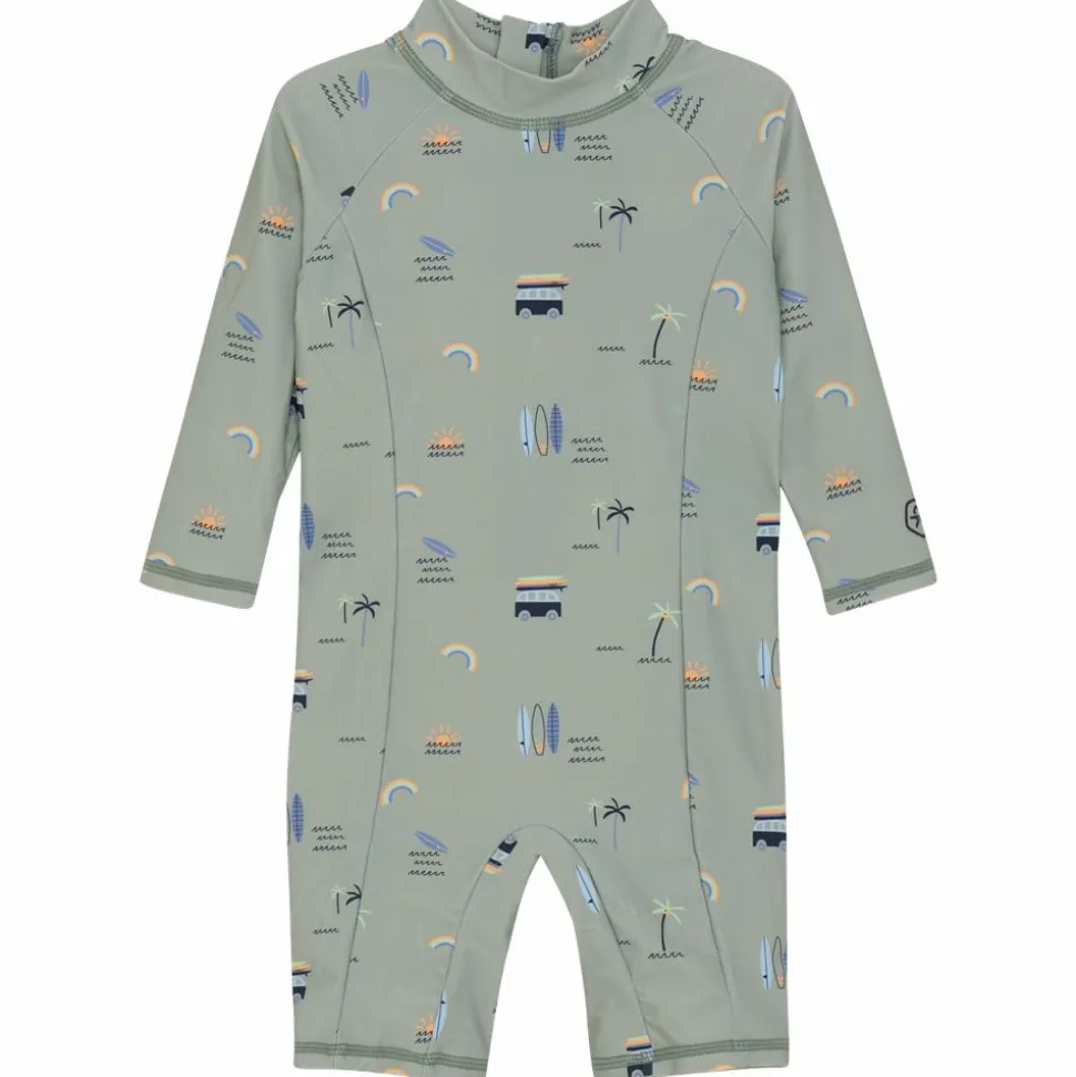 Color Kids Børne Badeheldragt UV 50+ - Iceberg Green