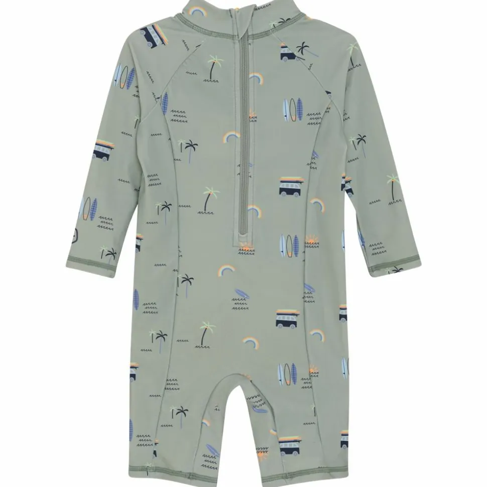 Color Kids Børne Badeheldragt UV 50+ - Iceberg Green