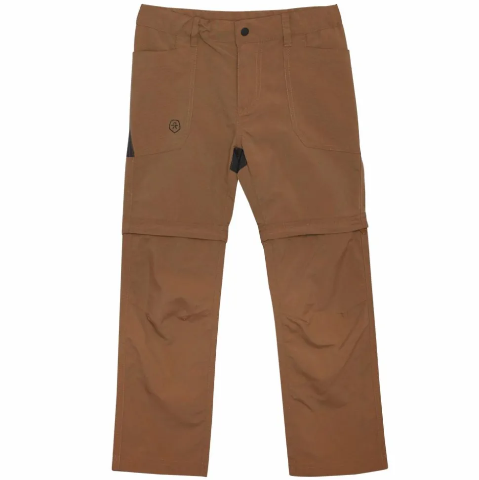 Color Kids Børne Outdoorbukser m. BIONIC-FINISH® ECO coating - Tabacco Brown
