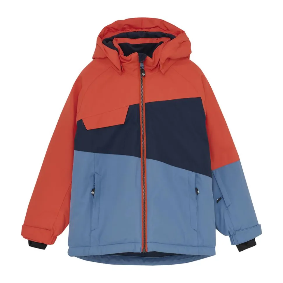 Color Kids Børne Skijakke m. BIONIC-FINISH® ECO coating - Tangerine Tango