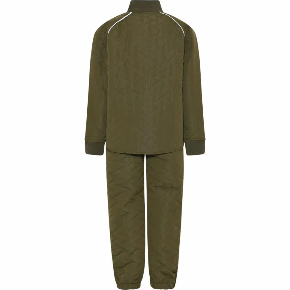 Color Kids Børne Termosæt - Dark Olive