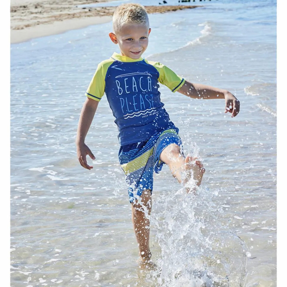 Color Kids Drenge Badebluse - Dark Denim