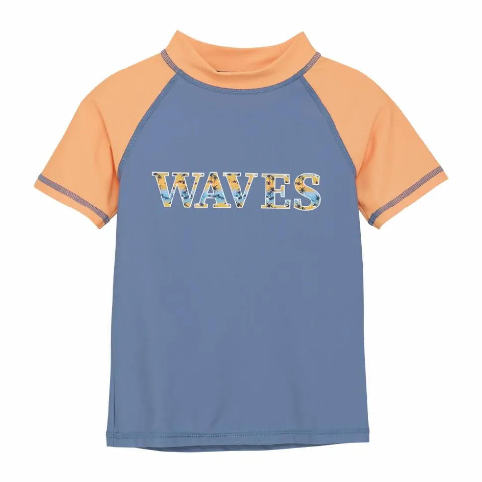 Color Kids Drenge Badebluse UV 50+ - Coronet Blue