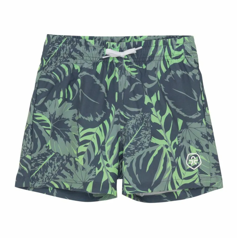 Color Kids Drenge Badebukser - Iceberg Green