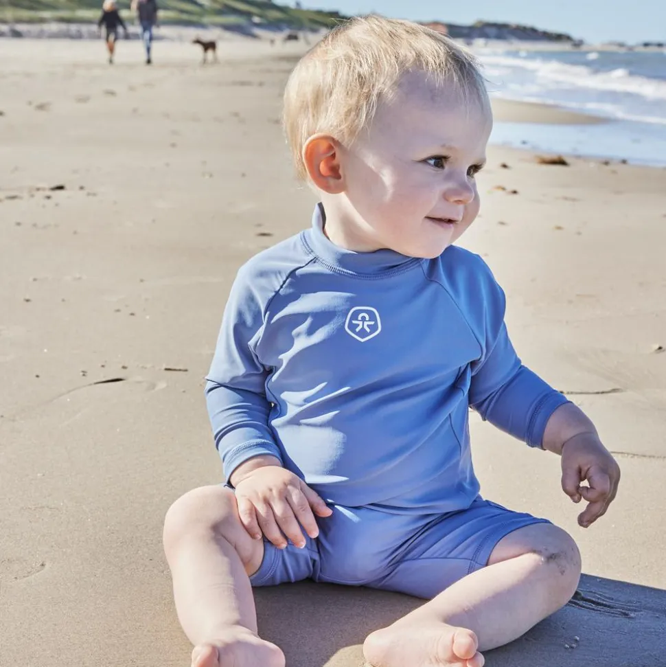 Color Kids Drenge Badeheldragt - Coronet Blue