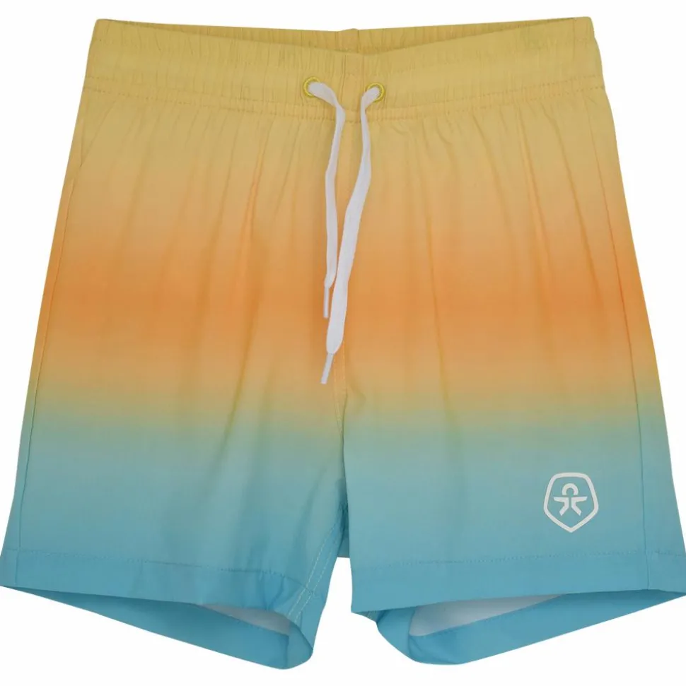 Color Kids Drenge Badeshorts - Orange Pop