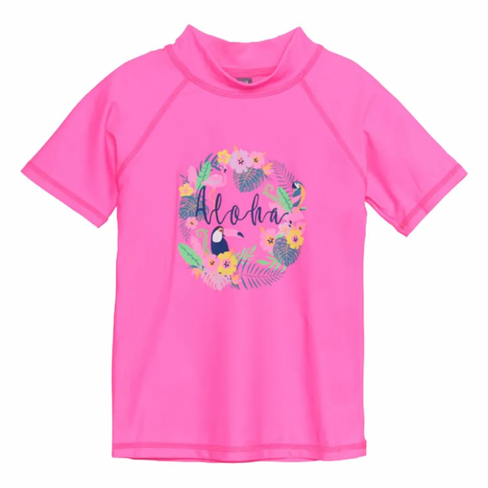 Color Kids Pige Badebluse - Sugar Pink