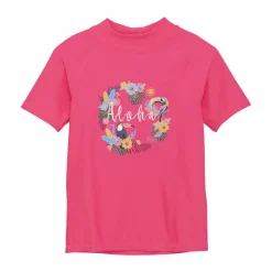 Color Kids Pige Badebluse UV 50+ - Knockout Pink