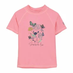 Color Kids Pige Badebluse UV 50+ - Plumeria