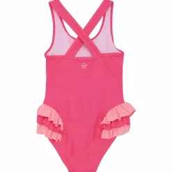 Color Kids Pige Badedragt - Knockout Pink
