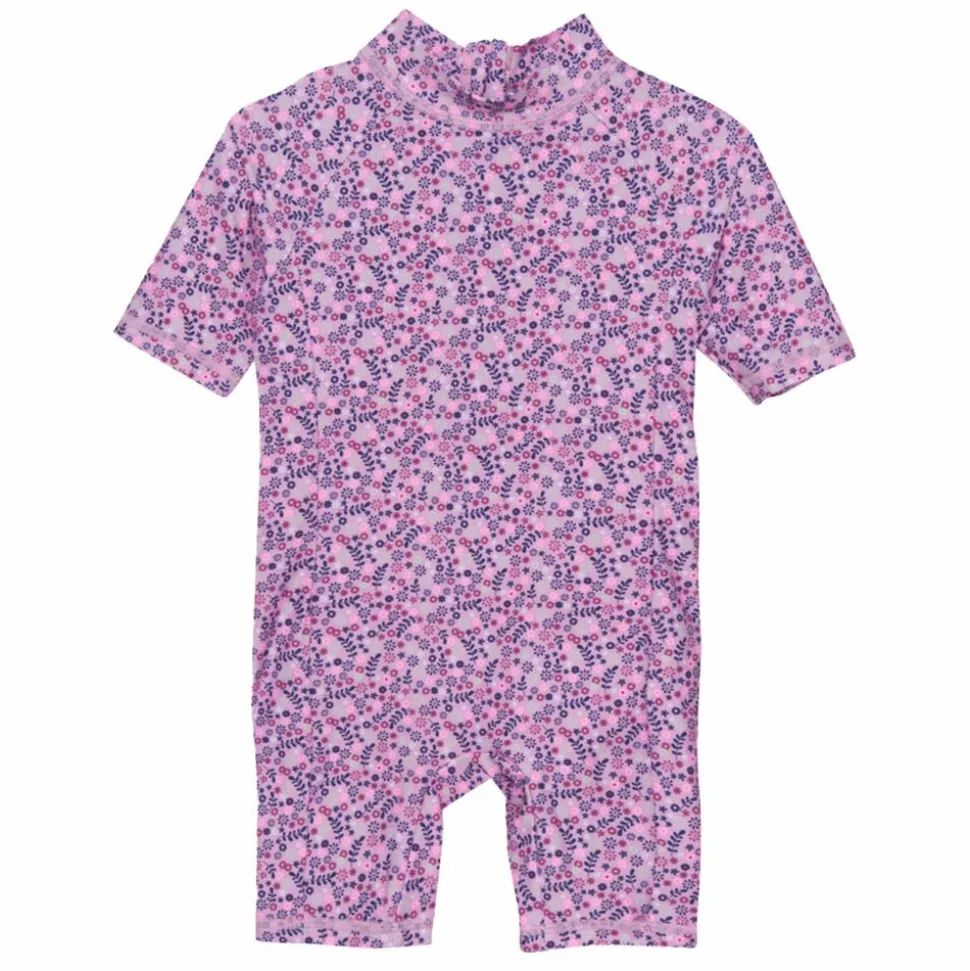 Color Kids Pige Badeheldragt - Lavender Mist