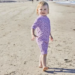 Color Kids Pige Badeheldragt - Lavender Mist