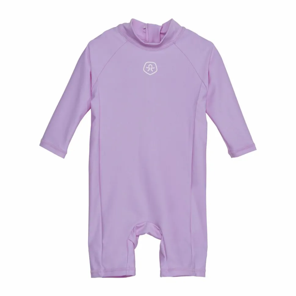 Color Kids Pige Badeheldragt - Lavender Mist