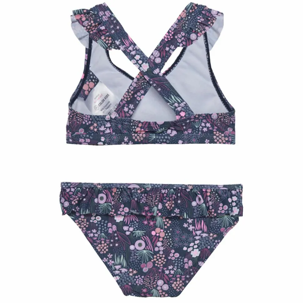 Color Kids Pige Bikini - Dark Denim