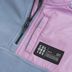 Color Kids Pige Fleecejakke - Faded Denim