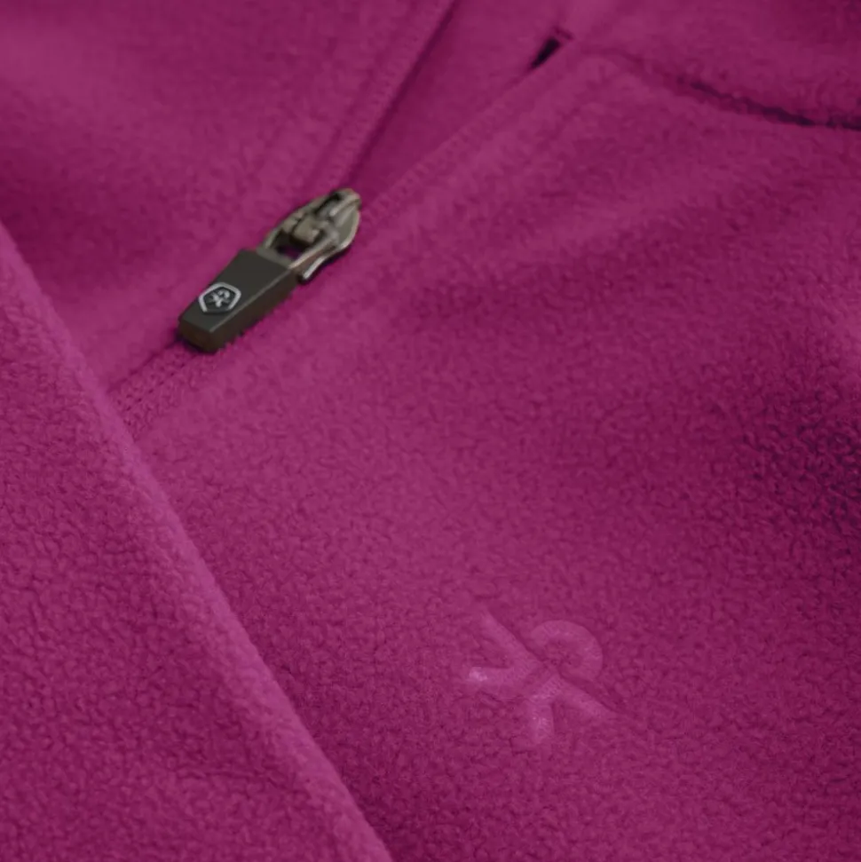 Color Kids Pige Fleecejakke - Festival Fuchsia