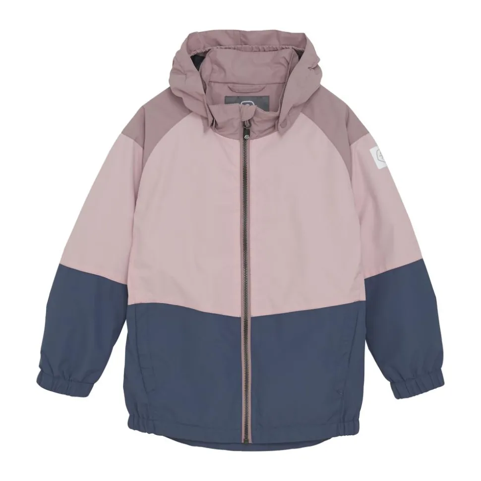 Color Kids Pige Regnjakke m. BIONIC-FINISH® ECO coating - Coral Blush