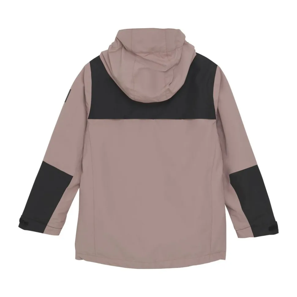 Color Kids Pige Regnjakke m. BIONIC-FINISH® ECO coating - Woodrose
