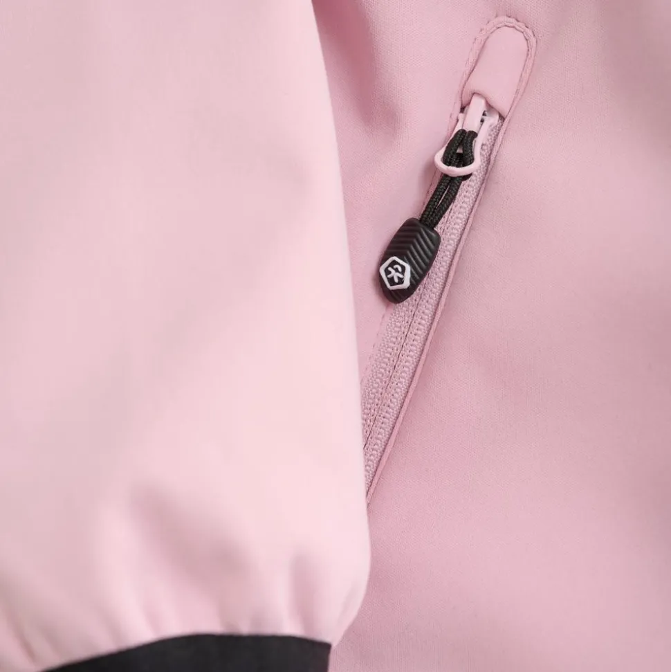 Color Kids Pige Softshell - Bleached Mauve