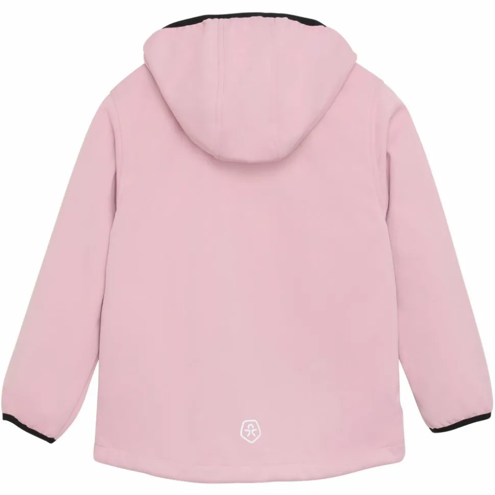 Color Kids Pige Softshell - Bleached Mauve