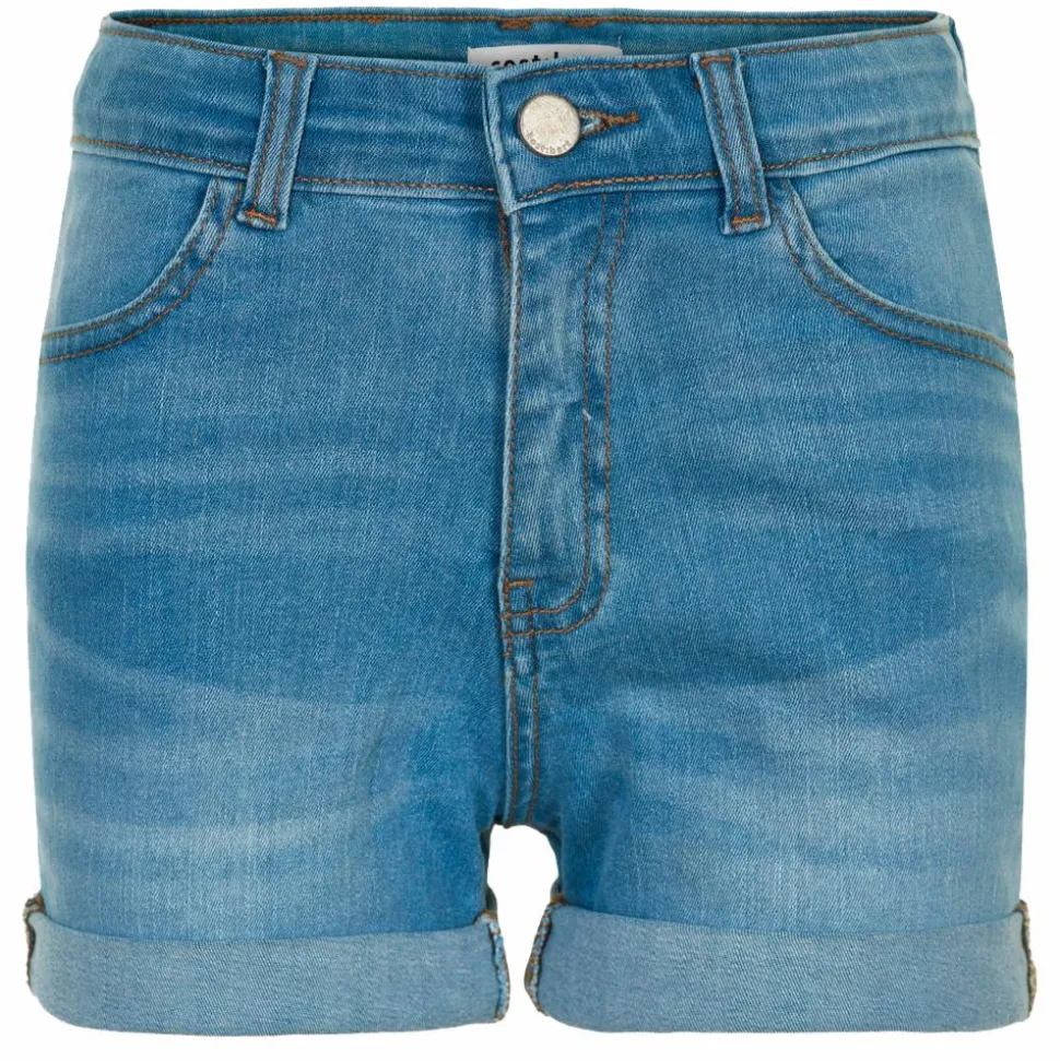 Cost:bart Pige Shorts - Medium Blue Denim Wash