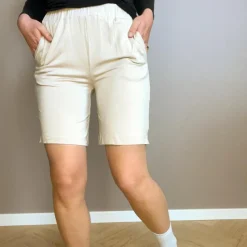 Cozy By JZ Dame Shorts i bambus - Beige